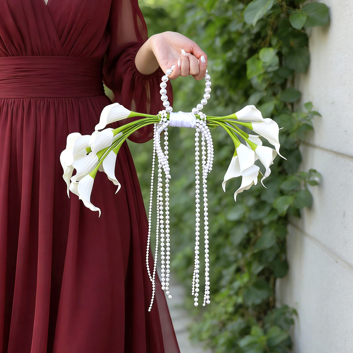 Ramo de Lirios Calla Artificia - Wedding Ceremony Supply reseña y precio