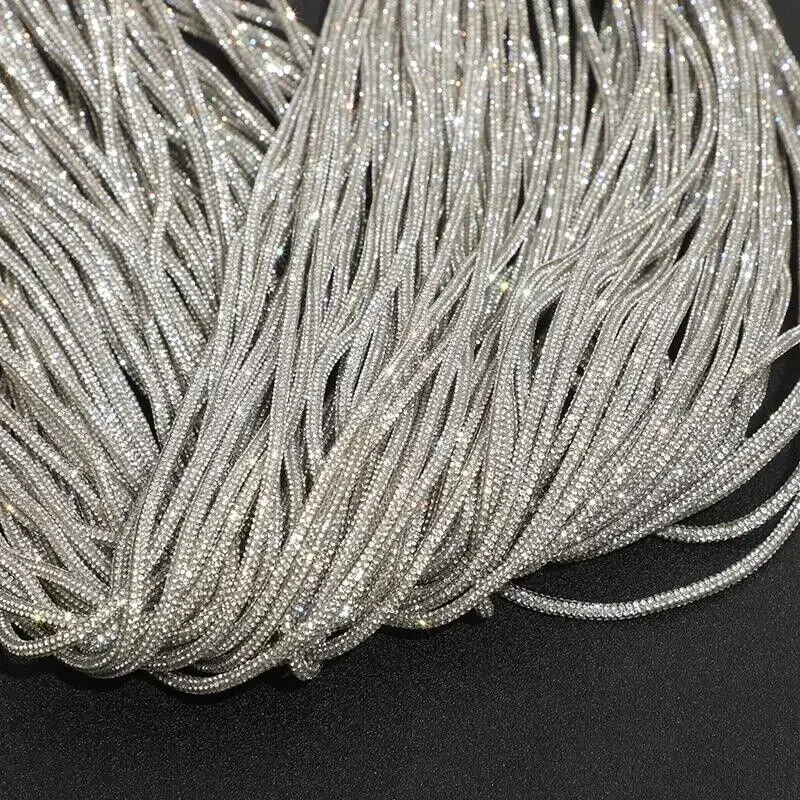 Cordones de cristal con diaman - Wedding Shop reseña y precio