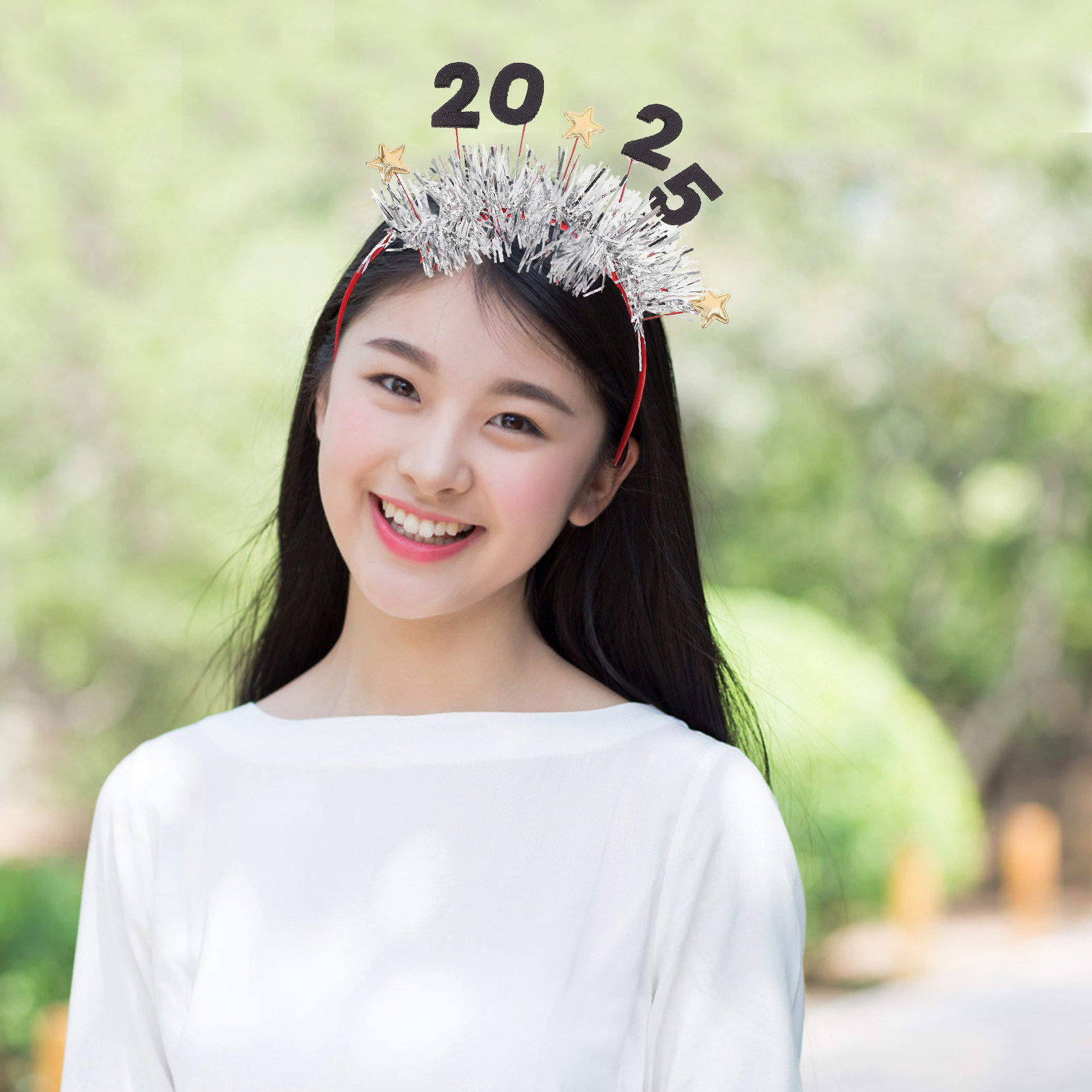 Diadema de Año Nuevo 2025 con  - Photo Booth Prop reseña y precio