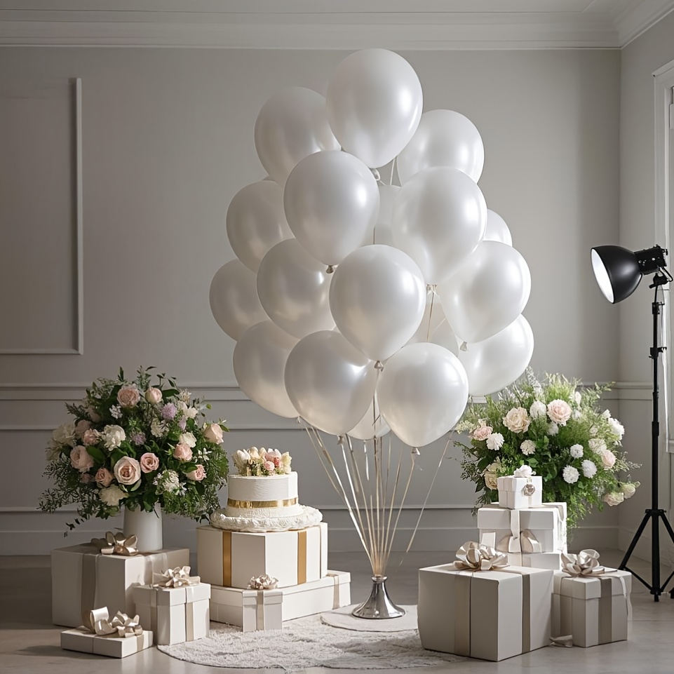 Set de Globos Blanco Perla, Id - Wedding Ceremony Supply reseña y precio
