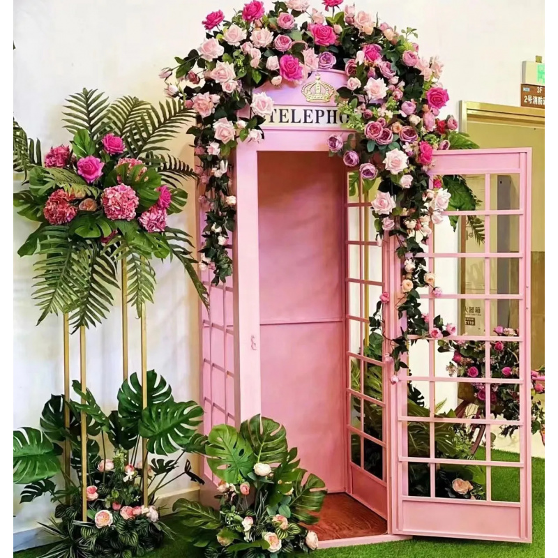 Cabina telefónica rosa persona - Photo Booth Prop reseña y precio