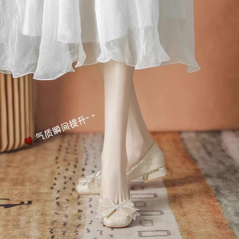 Zapatos de boda bajos con suel - Wedding Shop reseña y precio