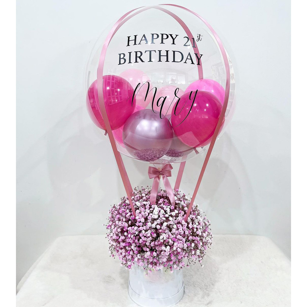 Juego de cajas de globos para  - Wedding Hampers reseña y precio