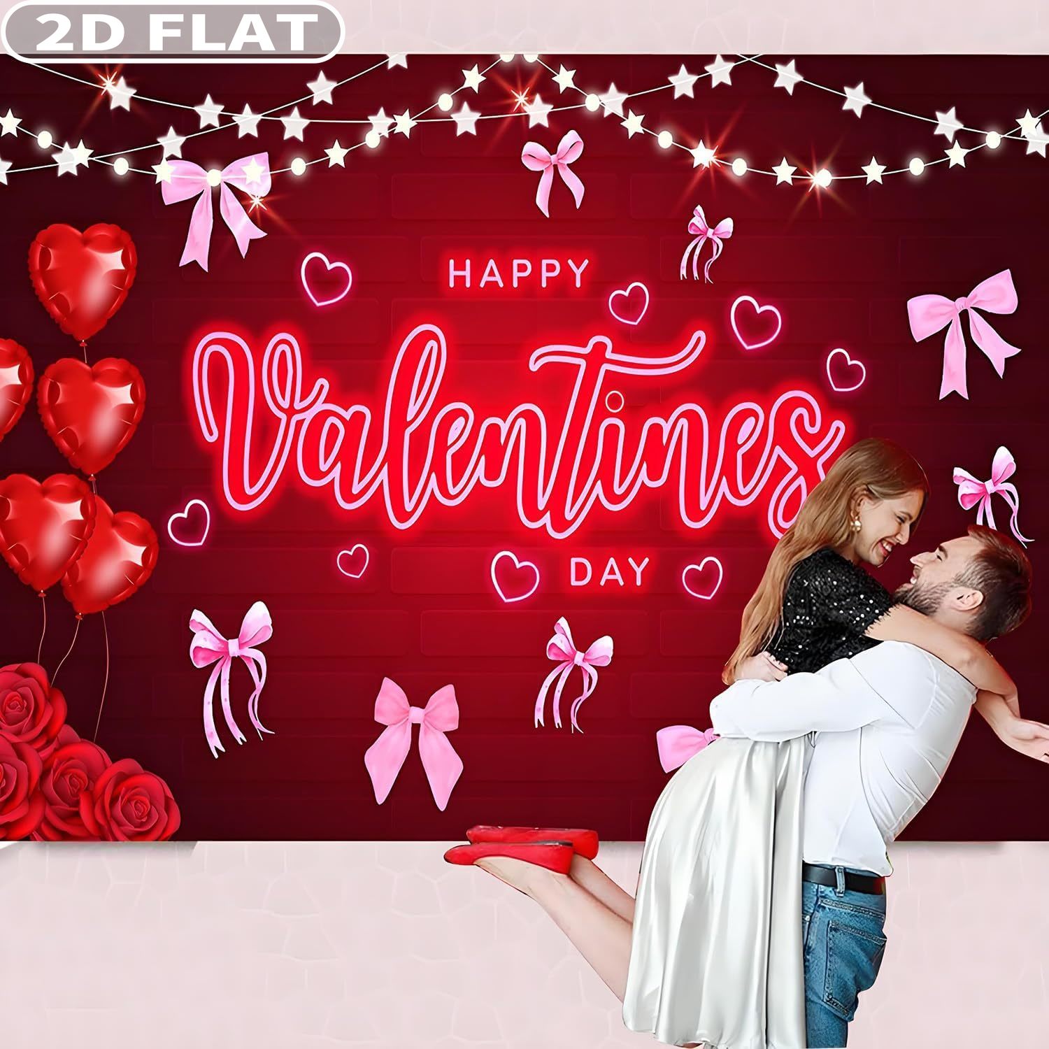 2D PLANA 1 pieza Feliz Día de  - Photo Booth Prop reseña y precio