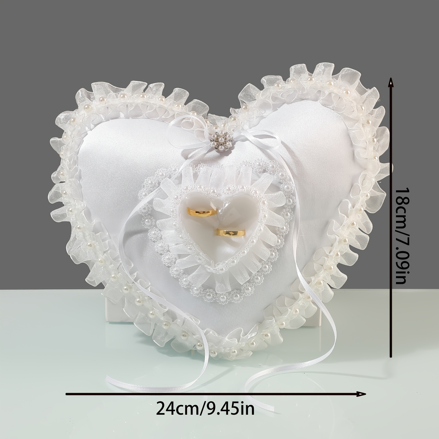 Almohada para Anillos de Boda  - Wedding Ceremony Supply reseña y precio