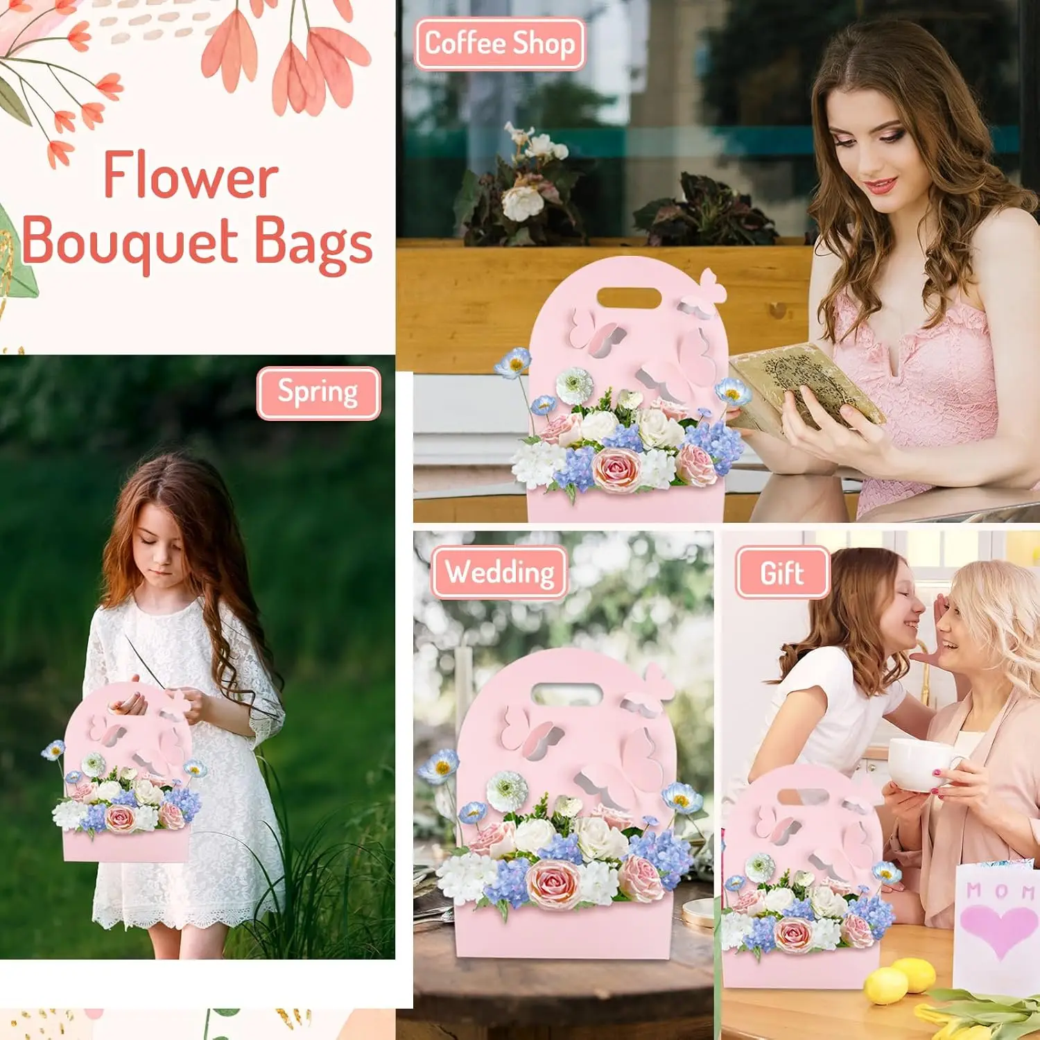 Caja de flores de mariposa, ce - Wedding Hampers reseña y precio