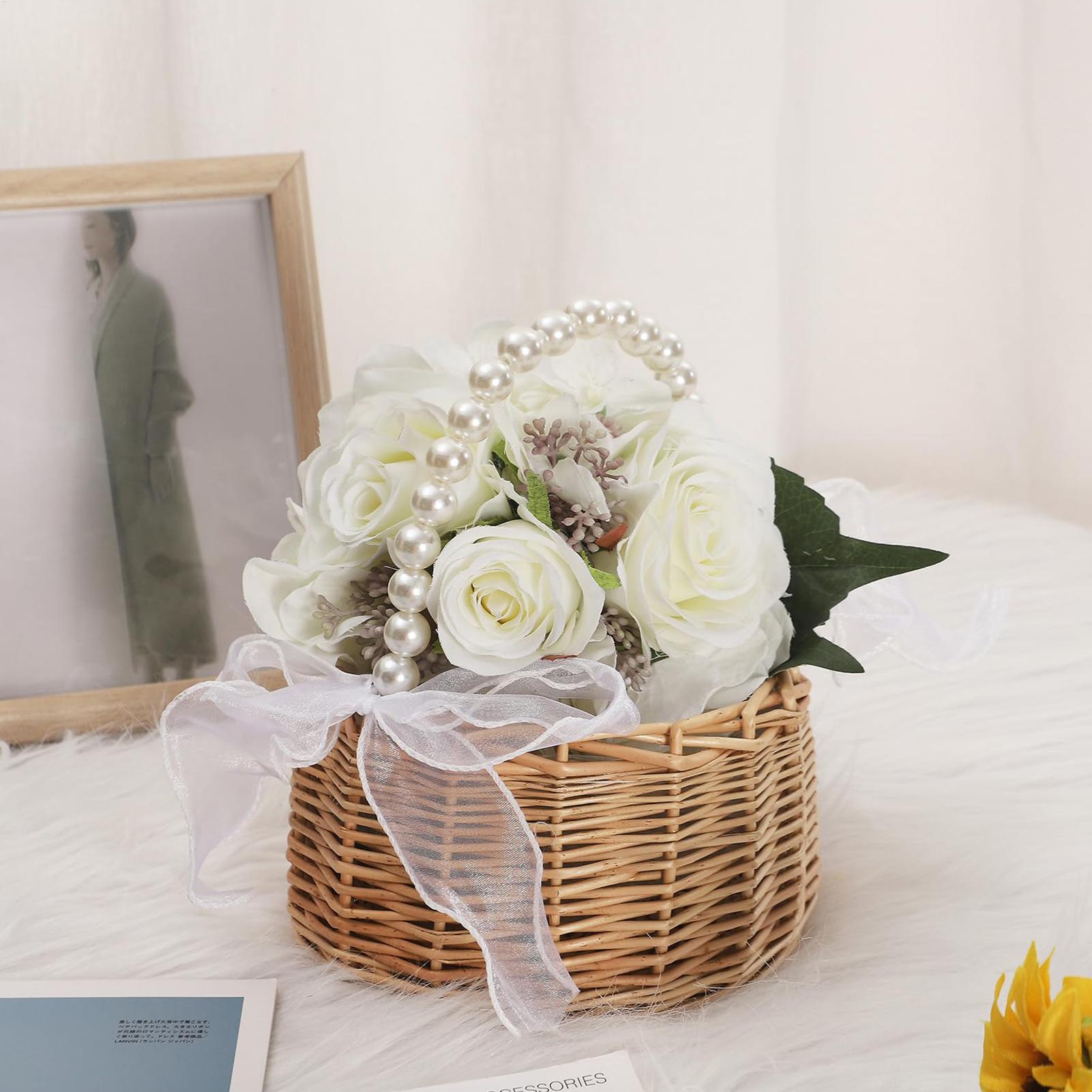 Cesta de mimbre y ratán con as - Wedding Hampers reseña y precio