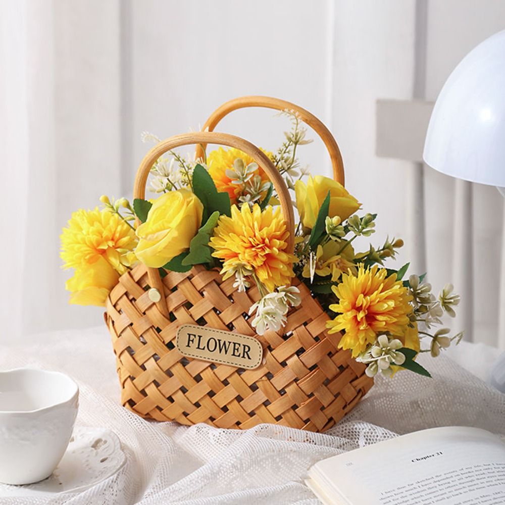 Cesta colgante tejida de mimbr - Wedding Hampers reseña y precio