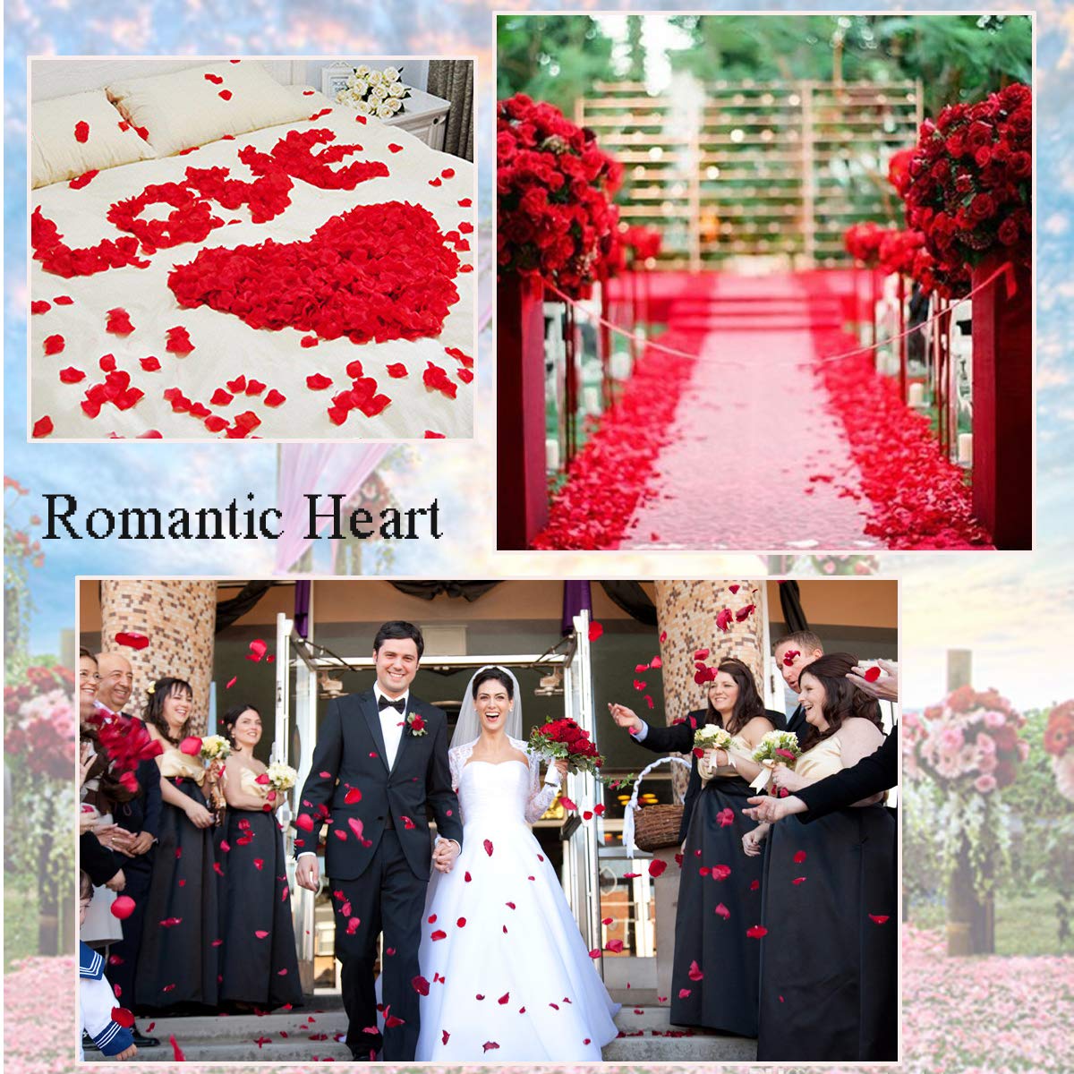 200 Uds. De tela acolchada rom - Wedding Hampers reseña y precio