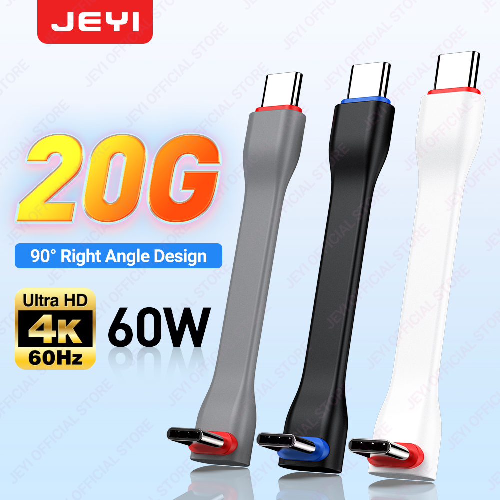 JEYI 20Gbps 90 °   Cable USB-C - Wedding Power Supply reseña y precio